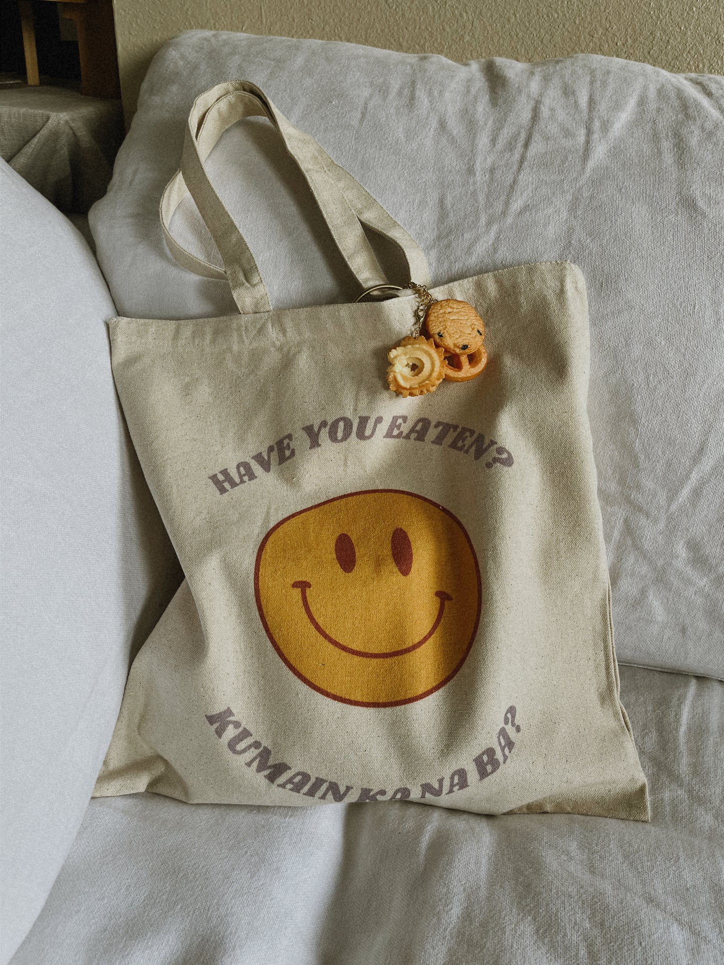 Two-Faced Smiley Tote